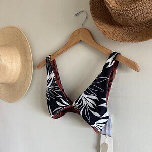 NWT - Billabong Spotted In Paradise Ava Reversible Bikini Top